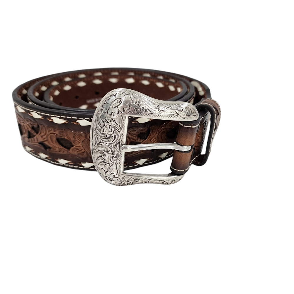 CAVENDER'S TOOLED LEATHER BELT